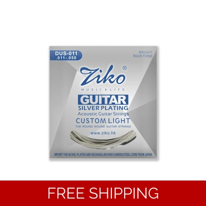 Ziko Acoustic Silver 11 Gauge DUS-011 Guitar Strings - Unleash Your Sonic Brilliance